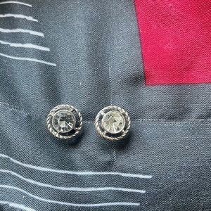 Silver earrings